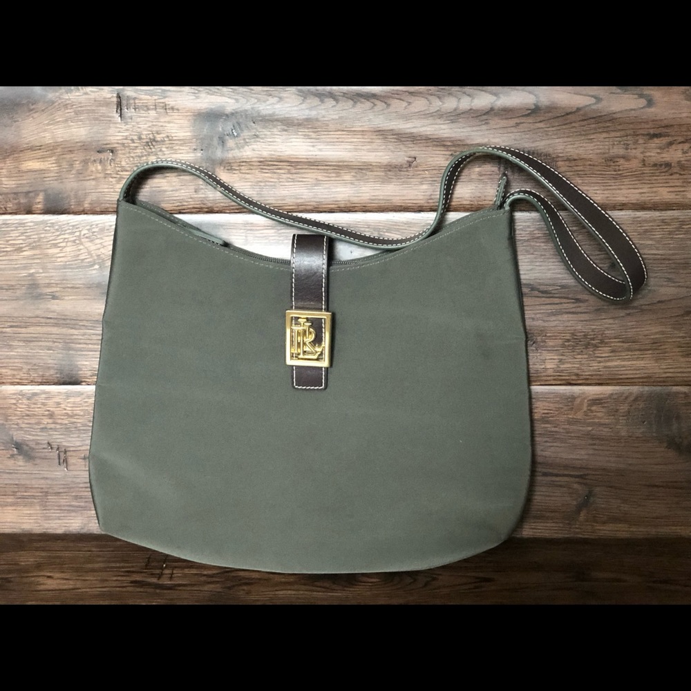 Ralph Lauren green handbag
